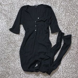 Black Cotton Onesie